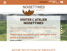 Tablet Screenshot of noisettines.fr